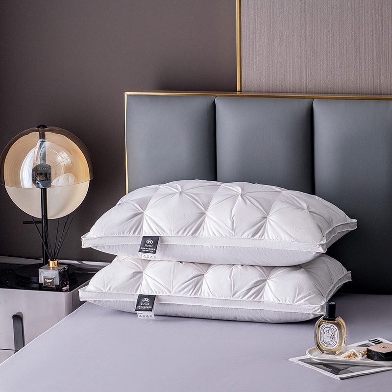 Puuvillapainikärajan kevyt ylellinen tyyny Core